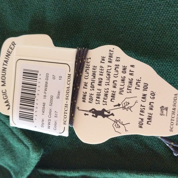 NWT Scotch & Soda Button Down Shirt For Boys - Picture 3 of 13